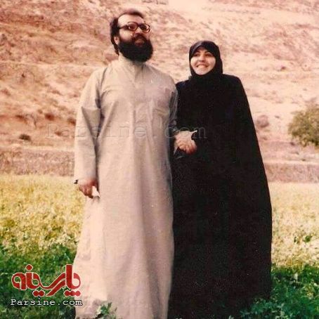 عکس همسر دبیر کل حزب الله لبنان