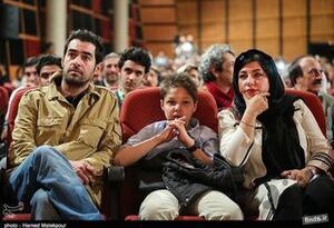 شهاب حسینی و همسر و فرزند